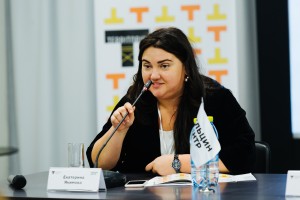 Екатерина Якимова. Пресс-конференция фестиваля «Территория»