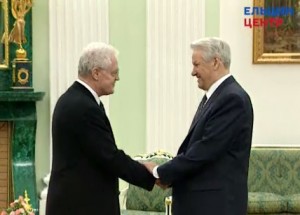 Встреча президента РФ Б.Н. Ельцина с премьер-министром Французской Республики Лионелем Жоспеном