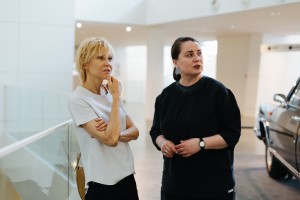 Ингеборга Дапкунайте в Музее Ельцина