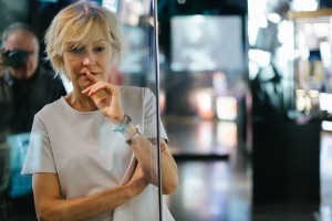 Ингеборга Дапкунайте в Музее Ельцина