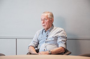 Поэт Юрий Ряшенцев в Музее Ельцина