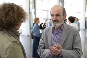 Эрик Булатов в Музее Бориса Ельцина, 2015 год. Фото: Марат Габдрахманов