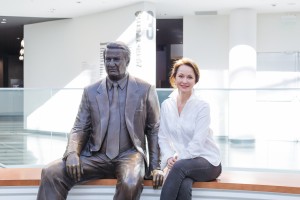 Ольга Кабо в Музее Ельцина