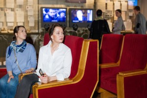 Ольга Кабо в Музее Ельцина