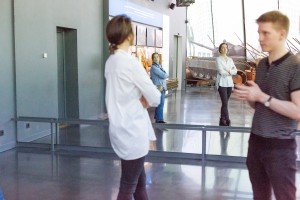 Ольга Кабо в Музее Ельцина