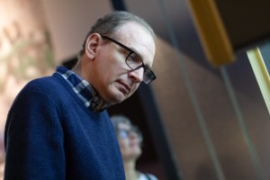 Олег Дорман и Варвара Горностаева в Музее Ельцина