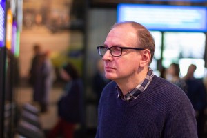 Олег Дорман и Варвара Горностаева в Музее Ельцина