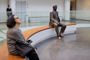 Алла Гербер в музее Ельцина