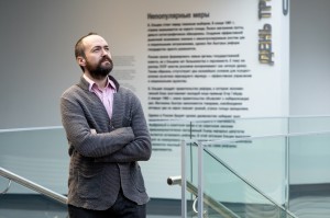 Антон Бильжо в Музее Ельцина