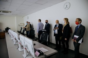 Посол Франции в России Пьер Леви в Музее Ельцина