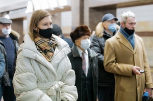 Открытие выставки в метро «Время в пути»