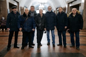 Открытие выставки в метро «Время в пути»