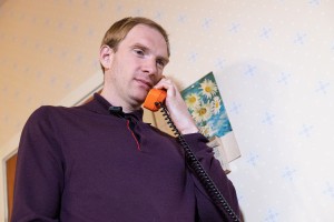 Актер Андрей Бурковский в Музее Ельцина