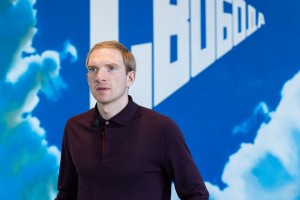 Актер Андрей Бурковский в Музее Ельцина