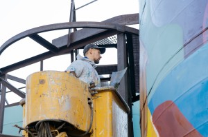 МЖК-1980: реставрируем граффити