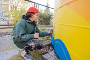 МЖК-1980: реставрируем граффити