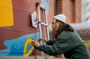 МЖК-1980: реставрируем граффити