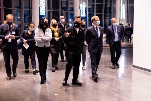 Посол Финляндии в России Антти Хелантеря в Музее Ельцина