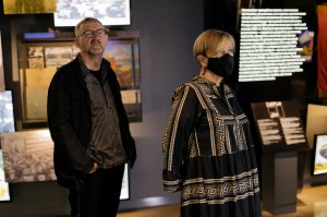 Петр Шепотинник и Ася Колодижнер в Музее Бориса Ельцина