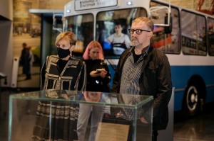 Петр Шепотинник и Ася Колодижнер в Музее Бориса Ельцина