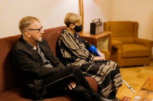 Петр Шепотинник и Ася Колодижнер в Музее Бориса Ельцина