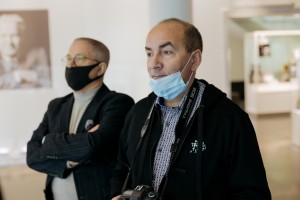 Фоторепортер Юрий Феклистов в Музее Ельцина