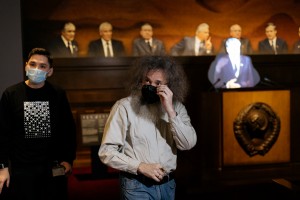 Доктор биологических наук Михаил Гельфанд в Музее Бориса Ельцина