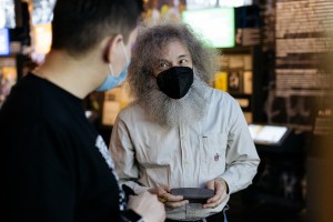 Доктор биологических наук Михаил Гельфанд в Музее Бориса Ельцина