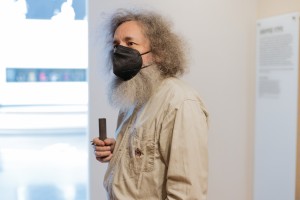 Доктор биологических наук Михаил Гельфанд в Музее Бориса Ельцина