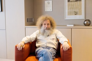 Доктор биологических наук Михаил Гельфанд в Музее Бориса Ельцина