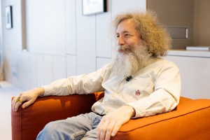 Доктор биологических наук Михаил Гельфанд в Музее Бориса Ельцина