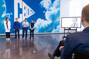 Защита итоговых проектов учащихся гимназии № 45 в Музее Бориса Ельцина