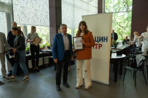 Вручение сертификатов о стипендиях лучшим молодым теннисистам России