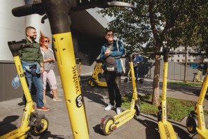 «Из слободы в Cити» на электросамокатах