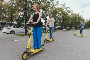 Репетиция экскурсии на электросамокатах «Из слободы в Cити»