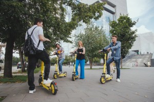 Репетиция экскурсии на электросамокатах «Из слободы в Cити»