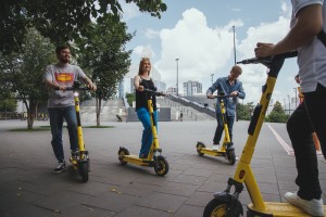 Репетиция экскурсии на электросамокатах «Из слободы в Cити»