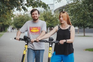 Репетиция экскурсии на электросамокатах «Из слободы в Cити»