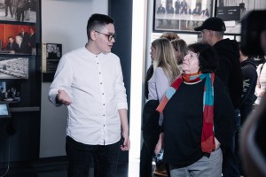 Марина Разбежкина в арт-галерее и в музее Бориса Ельцина