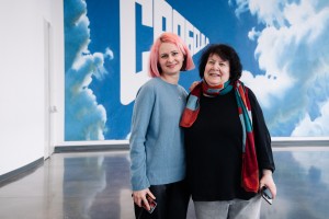 Марина Разбежкина в арт-галерее и в музее Бориса Ельцина