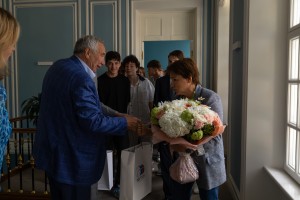 Вручение сертификатов теннисным стипендиатам в Ельцин Центре