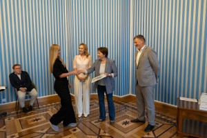 Вручение сертификатов теннисным стипендиатам в Ельцин Центре