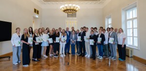 Вручение сертификатов теннисным стипендиатам в Ельцин Центре