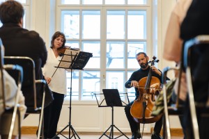 «Диалоги». Концерт Елены Ревич (скрипка) и Бориса Андрианова (виолончель)