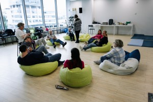 Свобода творчества в Саду трав. Занятие для незрячих и слабовидящих посетителей