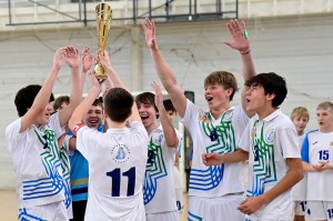 Награждение победителей XII Всероссийского турнира по индорхоккею среди юношей 2009–2010 годов рождения «Кубок Ельцина 2025»