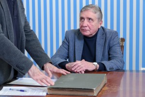 Давлатназар Худоназаров, Александр Дроздов. Передача архива А.А. Бобринского Президентскому центру Б.Н. Ельцина