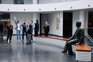 Экскурсия участников музыкальной резиденции по музею и Ельцин Центру