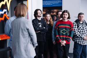 Экскурсия участников музыкальной резиденции по музею и Ельцин Центру