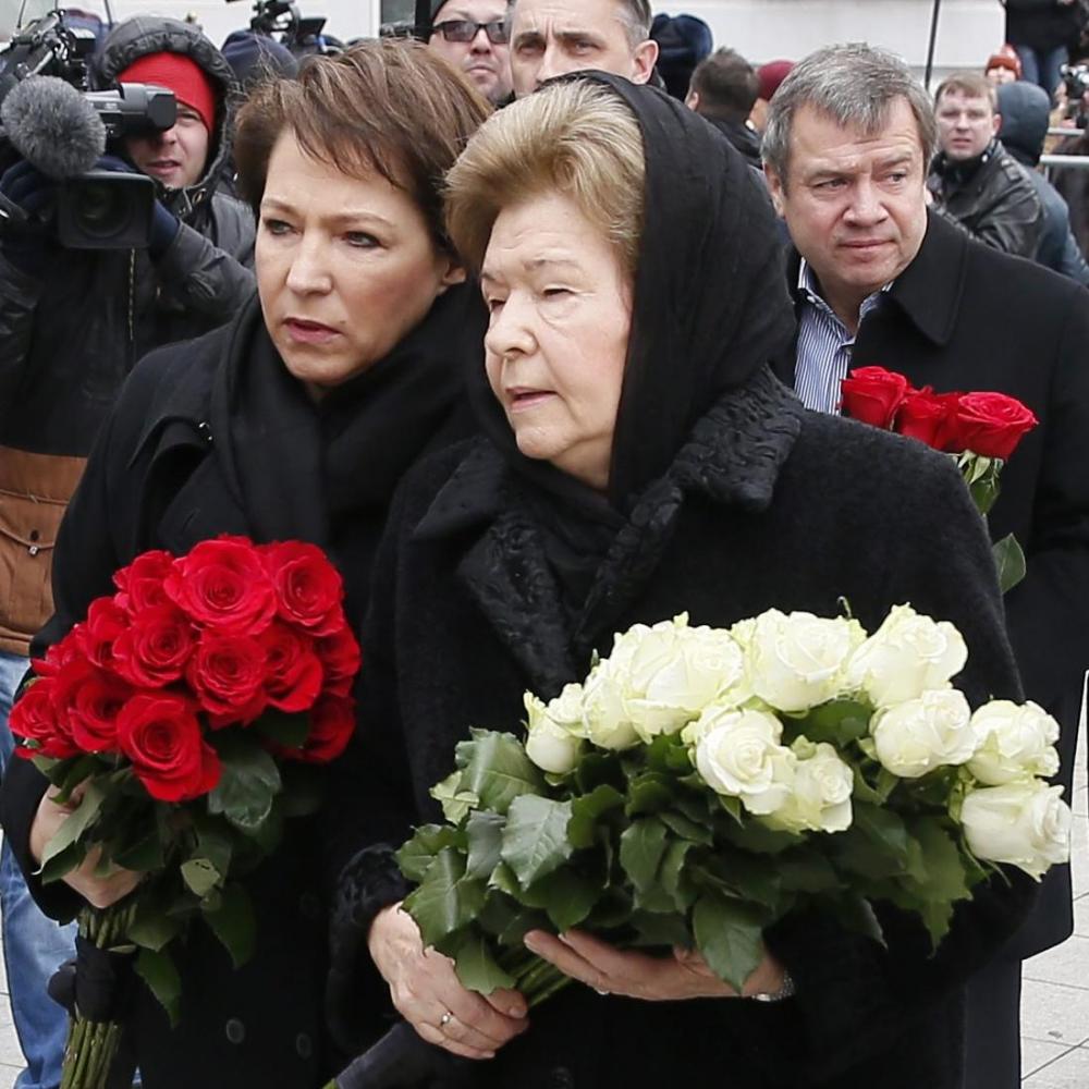 Семья первого президента России простилась с Борисом Немцовым